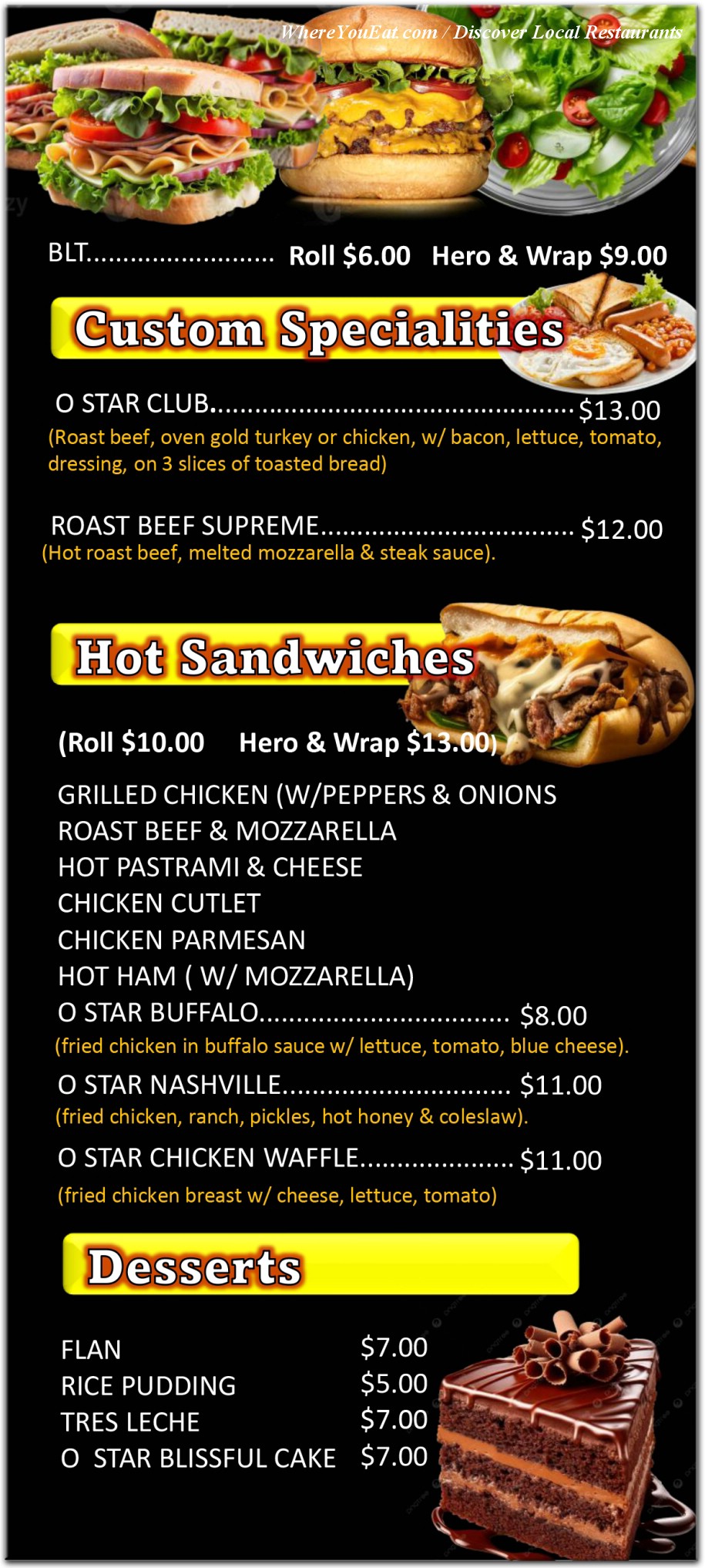 O Star Deli and Grill food photos